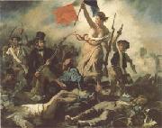 Eugene Delacroix Liberty Leading the People (mk05) Norge oil painting reproduction
